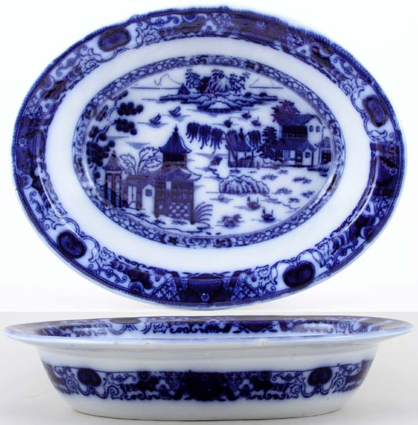 Dish oval c1870
